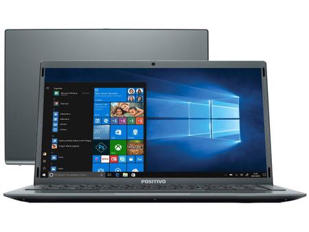 Notebook Positivo Motion Gray C4128E Intel Celeron - Dual-Core 128GB SSD + Microsoft 365 Personal Imagem de Notebook Positivo Motion Gray C4128E Intel Celeron