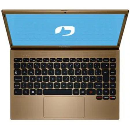 Imagem de Notebook Positivo Motion Q4128C Intel Atom Quad Core Windows 10 Home Dourado