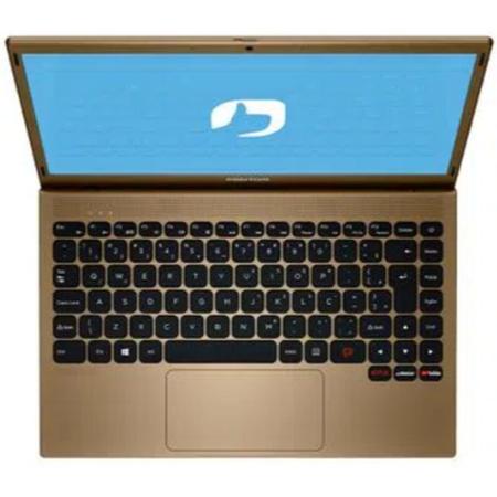 Notebook Positivo Motion Q4128C Intel Atom Quad Core Windows 10 Home Dourado Imagem de Notebook Positivo Motion Q4128C Intel Atom Quad Core Windows 10 Home Dourado