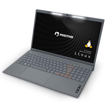 Imagem de Notebook Positivo Vision C15 Intel Celeron Dual Core Linux 8GB 240GB SSD 15” HD Lumina Bar - Cinza