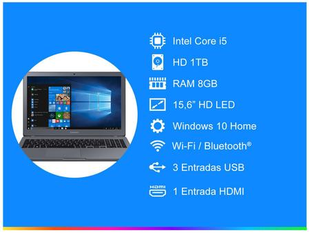 Imagem de Notebook Samsung Expert X30 Intel Core i5 8GB 1TB