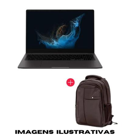 Imagem de Notebook Samsung Galaxy Book2 Intel Core i5-1235U, Windows 11 Home, 16GB, 512GB SSD, 15.6 Full HD LED INTEL Irirs XE + Mochila Maxprint