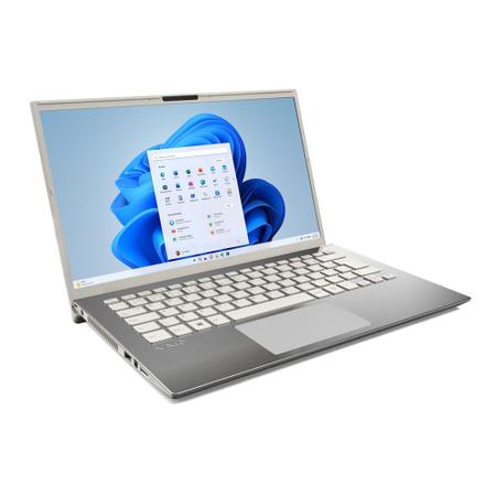 Imagem de Notebook VAIO F14 Intel Core i3-1215U Windows 11 Home 8GB RAM 256GB SSD 14" Full HD Leitor Digital  Branco