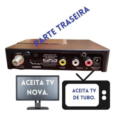 Imagem de Nova Antena Parabólica Completa 60cm Com Lnbf De 4 Saídas