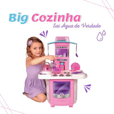 Imagem de Nova Big Cozinha Big Star Fogão Infantil Brinquedo