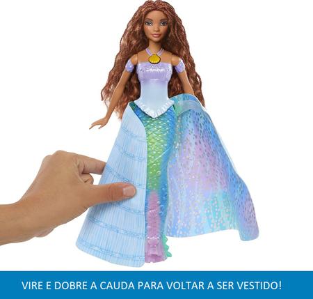 Imagem de Nova Boneca Ariel Princesa Disney Filme Pequena Sereia 30Cm