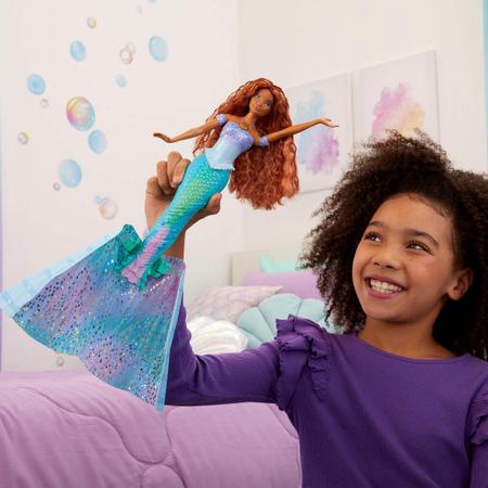 Imagem de Nova Boneca Ariel Princesa Disney Filme Pequena Sereia 30Cm