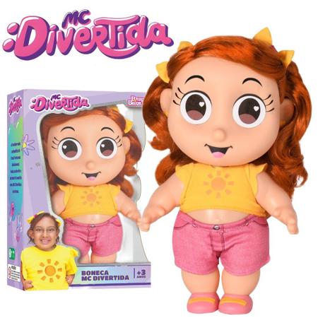 Boneca Mc Divertida r Maria Clara Original Baby Brink