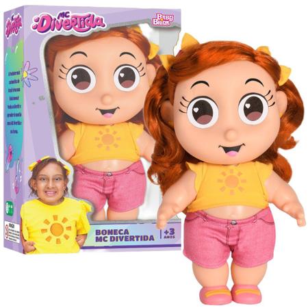 Boneca Mc Divertida r Maria Clara Original Baby Brink - 7 Artes  BrinQ Fantasias