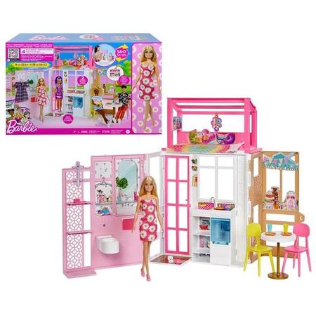 Playset e Boneca - Barbie - Estate - Nova Casa Glam - Mattel