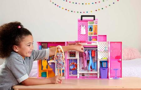 Barbie Fashion & Beauty Conjunto de Brinquedo Novo armário dos