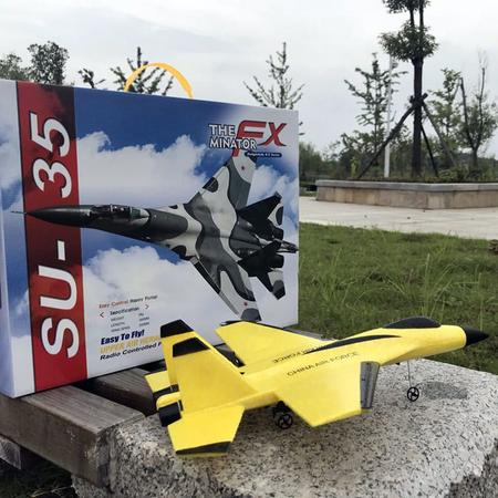 Brinquedo De Avião Modelo 2.4g Com Controle Remoto Su-57