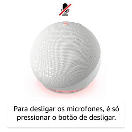 Novo Echo Dot 5ª geração com Relógio Smart speaker com Alexa Display de LED  ainda melhor -  - Smart Speaker / Caixa de Som - Magazine Luiza