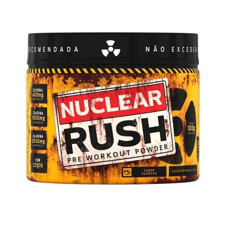 Imagem de Nuclear Rush - Pré Treino - Taurina, Cafeina, Beta Alanina - Bodyaction - 100g