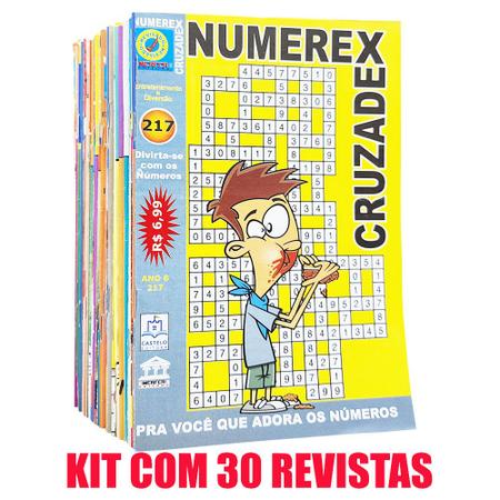 Coquetel Passatempo Numerix Numerex Exatas Letrex Sudoku Lógica, 6 Revistas  Frete Grátis