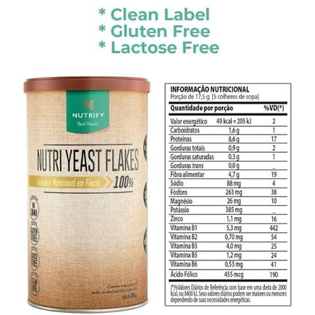 Imagem de Nutritional Yeast Flakes 300g Nutrify Levedura Nutricional