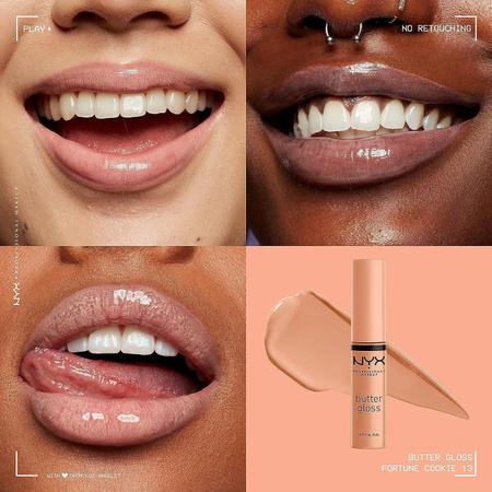 Nyx Professional Makeup Gloss Labial Cor: 13 Fortune Cookie Imagem de Nyx Professional Makeup Gloss Labial Cor: 13 Fortune Cookie
