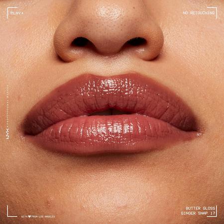 Nyx Professional Makeup Gloss Labial Cor: 17 Ginger Snap Imagem de Nyx Professional Makeup Gloss Labial Cor: 17 Ginger Snap