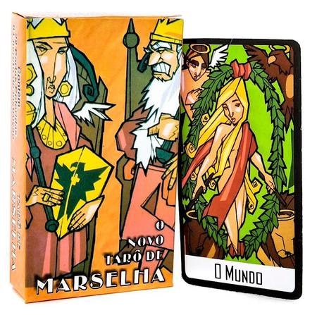 Baralho O Tarô De Marselha 22 Cartas Tarot Arcanos Maiores com