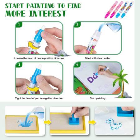 Water Doodle Mat - Crianças Pintando Tapete de Brinquedo - Tapete