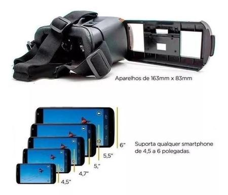 Imagem de Óculos 3D Realidade Virtual VR Box 2.0 + Controle Bluetooth