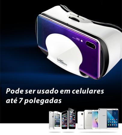 Imagem de Oculos 3D Vrg Pro Realidade Virtual Para Jogos Games Ação