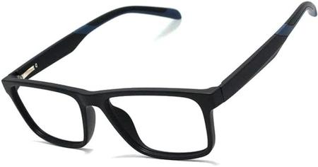 Imagem de Óculos Armação De Grau Retangular Masculina Com Molas Nas Hastes Jc-1006