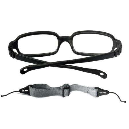 Imagem de Óculos Armação Infantil Silicone Flexível Elástico 3-7 Anos
