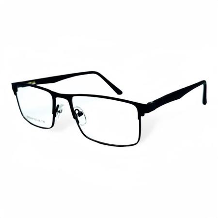 Imagem de Óculos Armação Masculino Metal Com Lentes Sem Grau BA2314