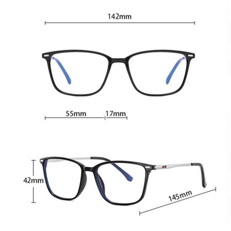 Imagem de Óculos Brightzone Gamer Anti Luz Azul E Fadiga Ocular Com Proteção UV400 Clássico