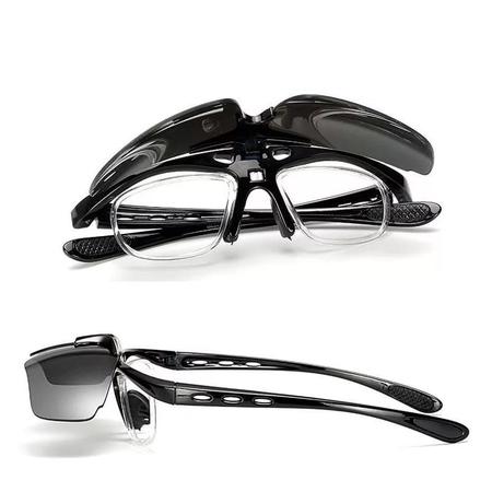 Imagem de Óculos Ciclismo Com Proteção Uv400 e Suporte para Lente de Grau