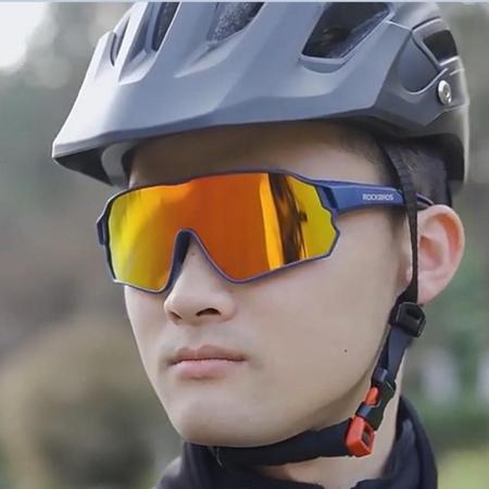 Imagem de Óculos Ciclismo Rockbros Esportivo Masculino Feminino Bike Mtb Proteção Uv 400 Polarizado