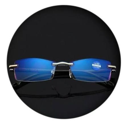 Imagem de Óculos Com Grau Descanso P/ Leitura Moderno Filtro Azul Bloq