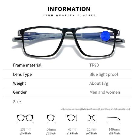Imagem de Óculos de Grau para Leitura Masculino Moderno