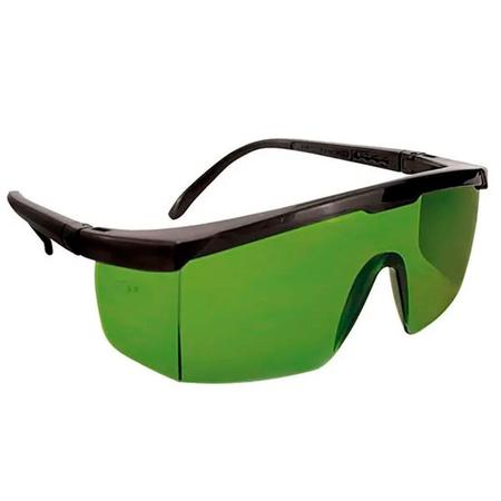 Imagem de Óculos de proteção contra radiação vermelha óculos lente verde 5.0