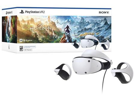 Oculos de Realidade Virtual Sony Playstation 5 VR2 CFI-ZVR1 - Branco/Preto  (Caixa Feia) na loja Mobile Zone no Paraguai 