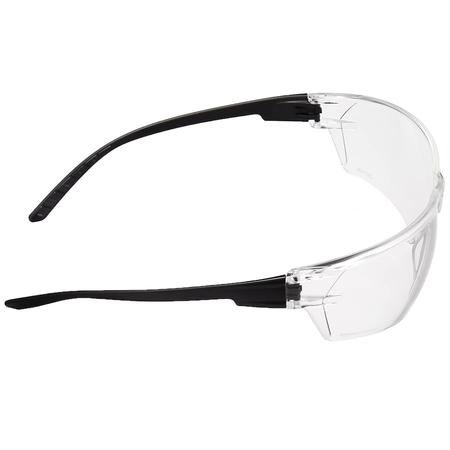 Imagem de Óculos de segurança Amazon Basics Anti-Fog Clear/Black, pacote com 12