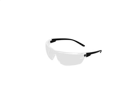 Imagem de Óculos de segurança Amazon Basics Anti-Fog Clear/Black, pacote com 12