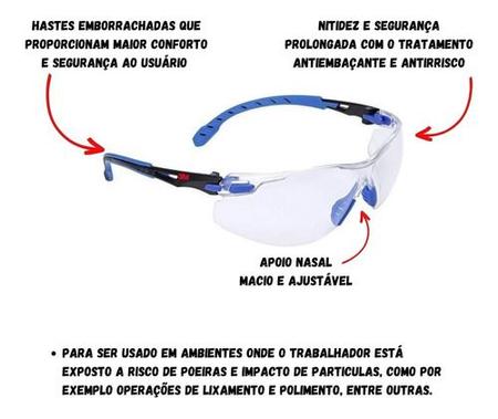 Imagem de Óculos De Segurança Solus 1000 3m Lente Transparente