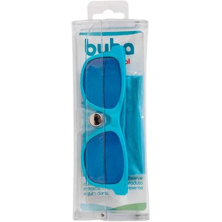 Imagem de Óculos de Sol Baby Armação Flexível Azul Alça Ajustável