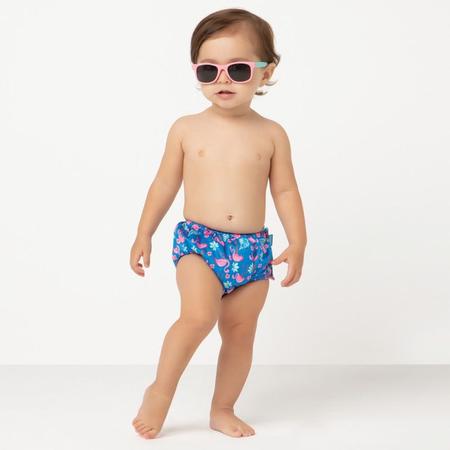 Imagem de Óculos De Sol Bebê Com Alça Ajustável Proteção Uva Uvb Buba
