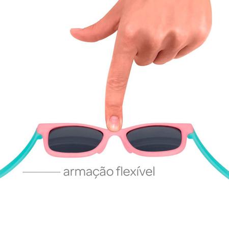 Imagem de Óculos De Sol Buba C/ Proteção Solar Estojo Color Pink 11748