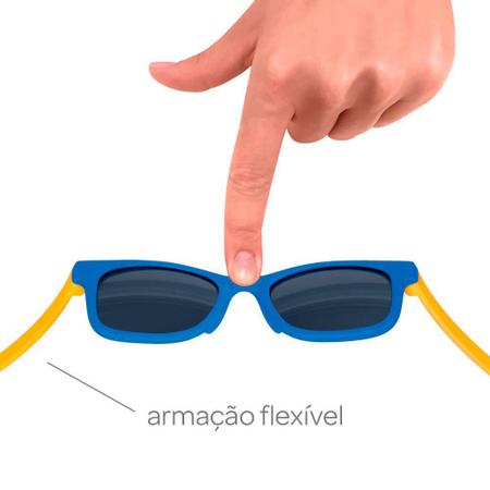 Imagem de Óculos De Sol Buba  Com Proteção Solar Azul e Amarelo 11749