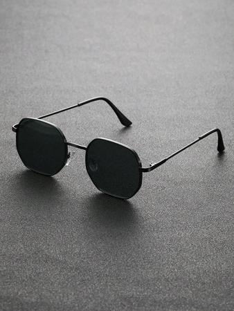 Óculos De Sol Da Moda Com Armação De Metal Geométrica Unissex Para Viagens Ao Ar Livre Dirigindo a - Fairmarry Imagem de Óculos De Sol Da Moda Com Armação De Metal Geométrica Unissex Para Viagens Ao Ar Livre Dirigindo a