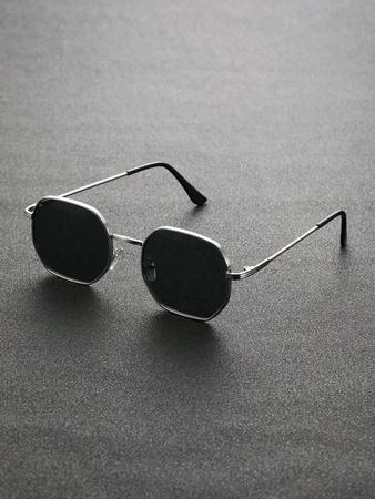 Óculos De Sol Da Moda Com Armação De Metal Geométrica Unissex Para Viagens Ao Ar Livre Dirigindo a - Fairmarry Imagem de Óculos De Sol Da Moda Com Armação De Metal Geométrica Unissex Para Viagens Ao Ar Livre Dirigindo a