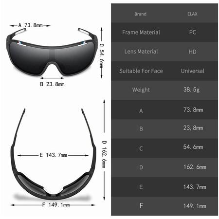 Óculos De Sol Esportivo Lente Polarizada Fotocromática Uv400