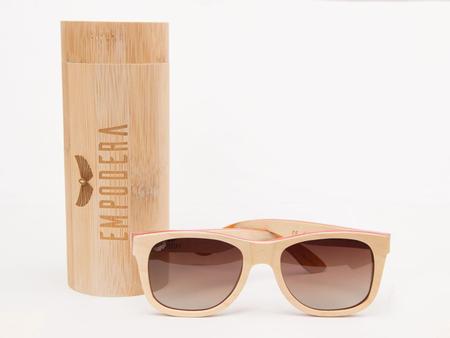 Imagem de Óculos De Sol Empodera Bambu Multicolor Degradê Pequeno