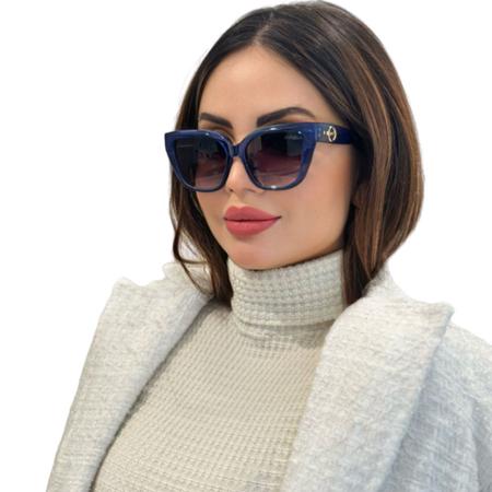 Imagem de Óculos de Sol Feminino Modelo YVI Trend Moda Lê Belle + Case
