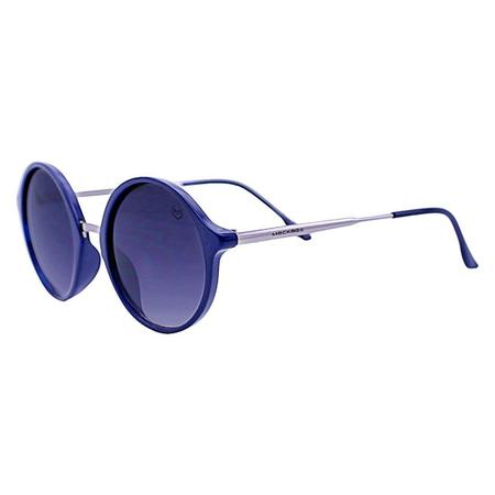 Imagem de Óculos de Sol Feminino Redondo Acetato/metal Mackage - Azul Marinho