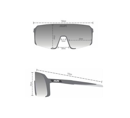 Imagem de Óculos De Sol Hupi Andez Masculino Feminino Ciclismo Bike